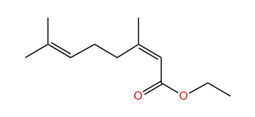 (Z)-Ethyl 3,7-dimethyl-2,6-octadienoate